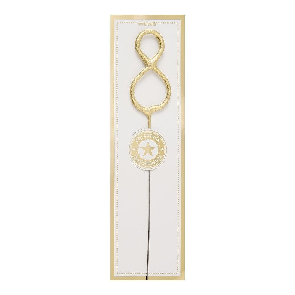 8 - Oro / Bianco - Pezzo d'oro - Wondercandle® classico