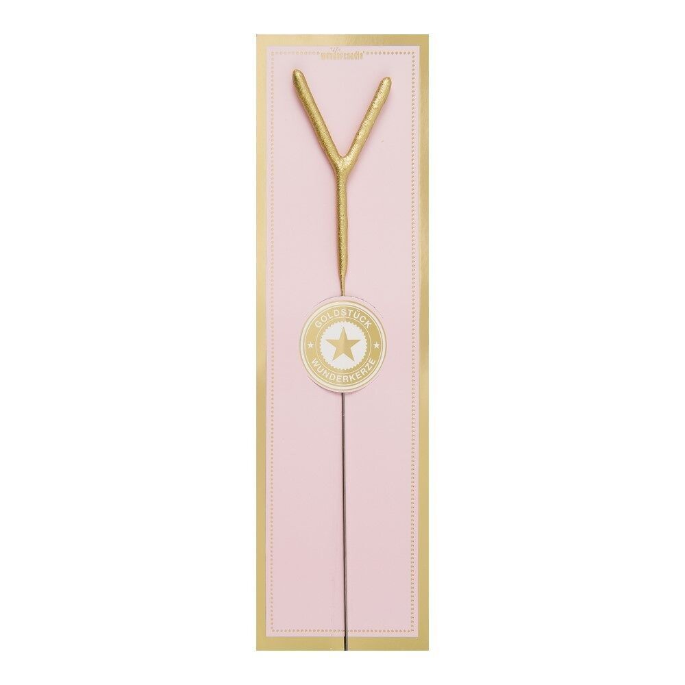 Y - Oro / Rosa - Pezzo d'oro - Wondercandle® classico