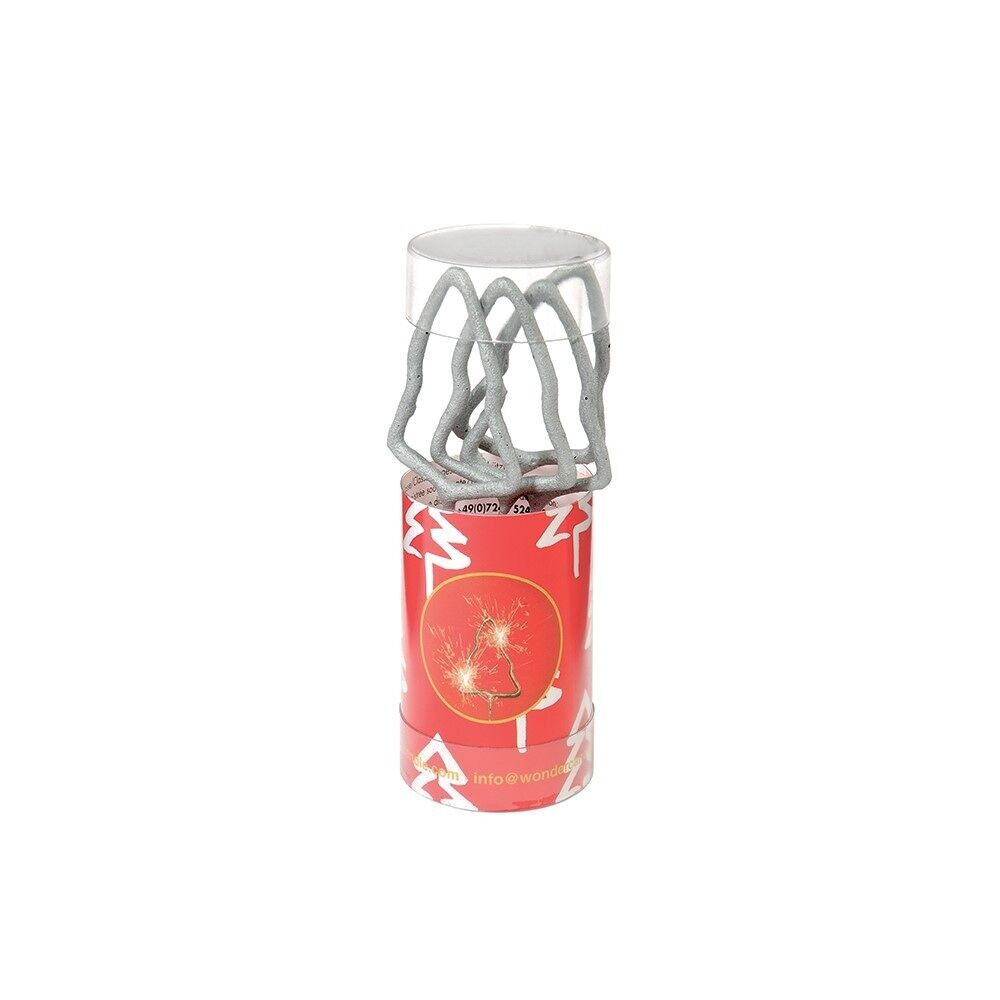 Set di 4 - Albero - Argento - Wondercandle® mini