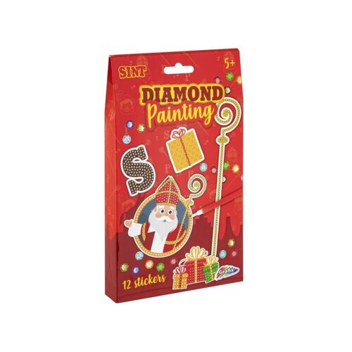Diamond Christmas Stickers Set - 12 stickers