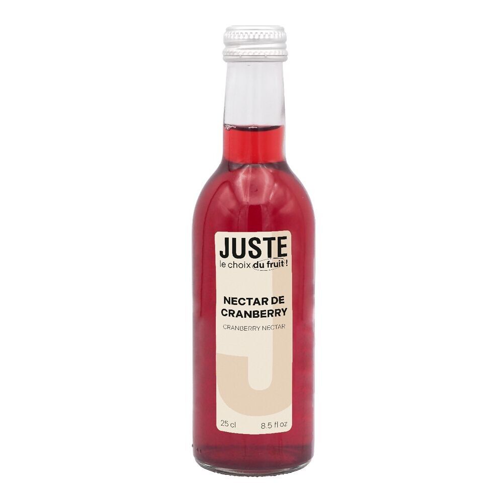 JUSTE LE CHOIX DU FRUIT - NECTAR DE CRANBERRY 25 CL X 12