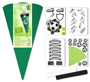 Coffret de bricolage pour cônes scolaires Easy Line « Jeu de football » 2
