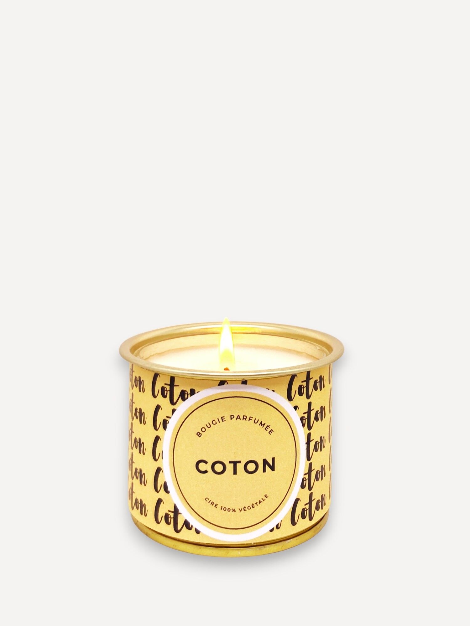 Candela profumata vegetale - Fiore di cotone