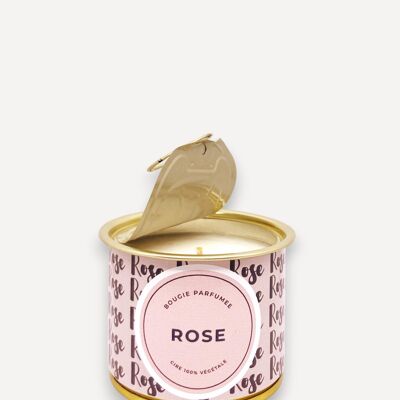 Scented vegetable candle - Rose