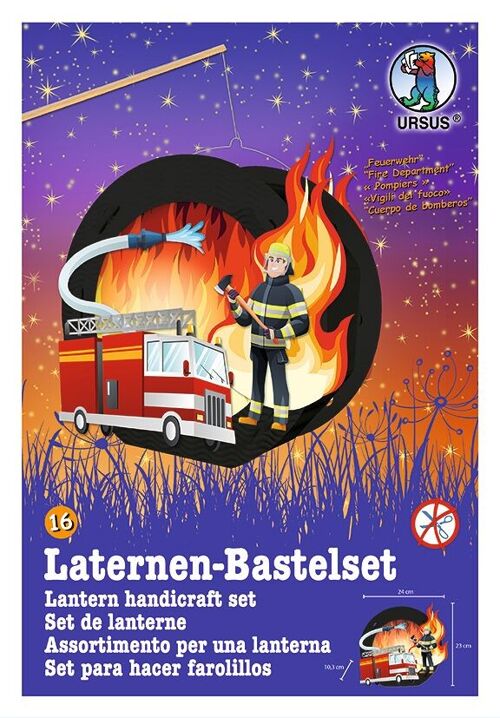 Laternen-Bastelset Easy Line "Feuerwehr"