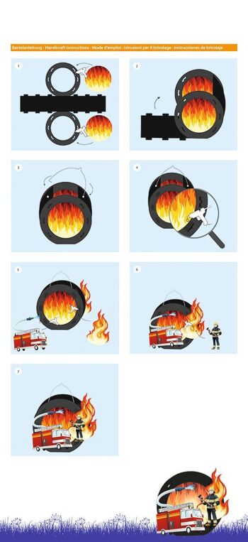 Set de bricolage pour lanternes Easy Line « Fire Department » 5