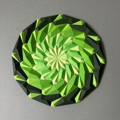 Natura Geographica – Art mural inspiré de l’origami