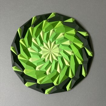 Natura Geographica – Art mural inspiré de l’origami 1