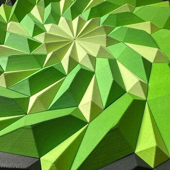 Natura Geographica – Art mural inspiré de l’origami 2