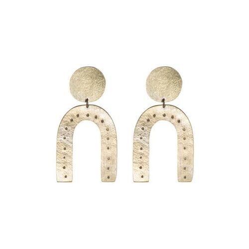 Arch Double Studs Earrings