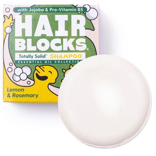 Hair Blocks Solid Shampoo Bar - Lemon & Rosemary