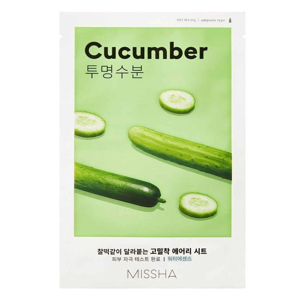 MISSHA Airy Fit Maschera in tessuto (cetriolo) 20 g