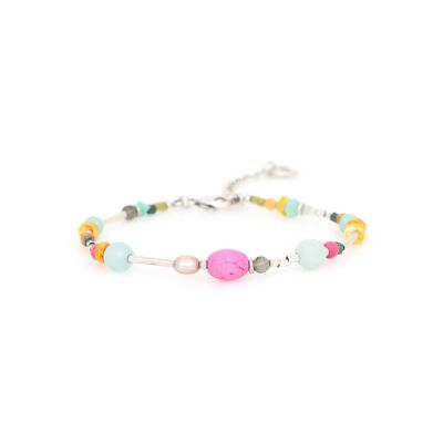 Rosa verstellbares Armband LES COMPLICES-LYNA