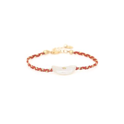 LES COMPLICES-MOON Pulsera cuentas luna - ladrillo