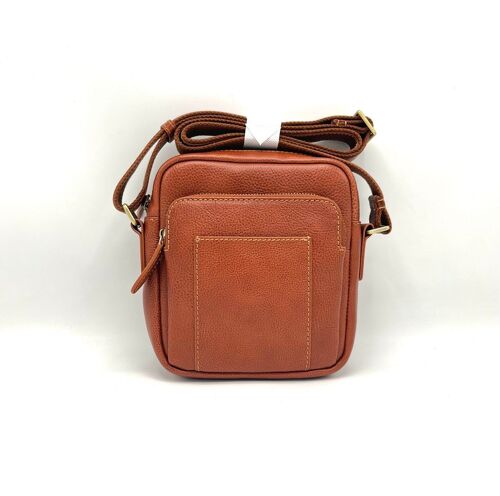 Genuine Leather shoulder bag, for men, art. VE4812