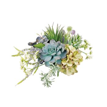 Bouquet de Succulentes et Eucalyptus 1