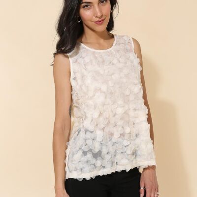 Strukturiertes Tanktop – CK08337