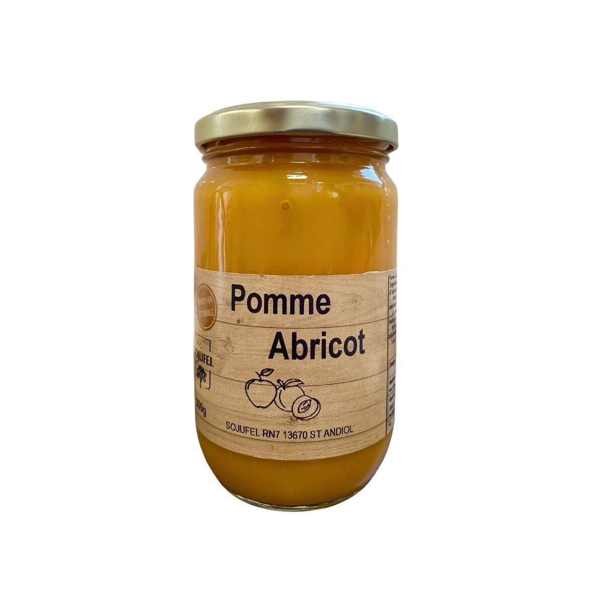 Compote de fruits - pomme abricot - E222