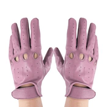 Gants de conduite en cuir véritable Gant Touch doux et flexible 6