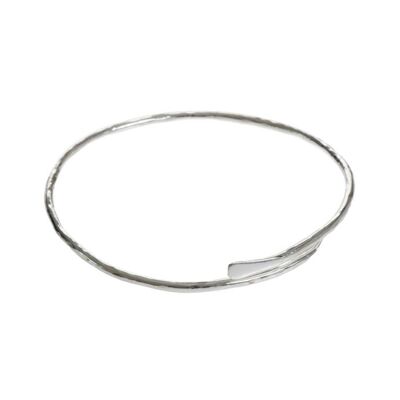 Plated Meadow Bangle - verzilverd