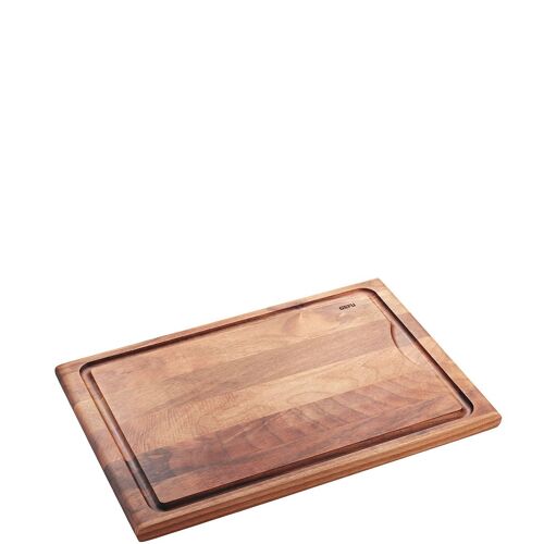 Chopping board ENNO, medium, with juice groove, walnut wood