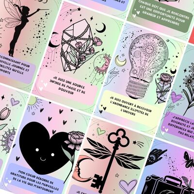 Cartes d'affirmations Positives La Magie en Moi (32 cartes)