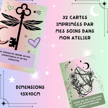 Cartes d'affirmations Positives La Magie en Moi (32 cartes) 5