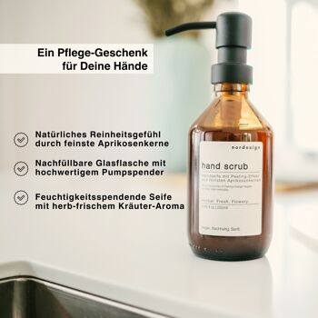 Savon pour les mains - 250 ml (Avec un léger effet peeling/gommage) 4