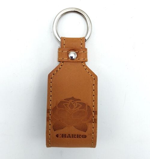 Genuine leather Keychain, Made in Italy, Brand Charro, art. 104.480