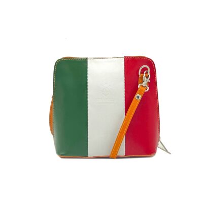 Handtasche aus echtem Leder, hergestellt in Italien, Art.-Nr.112023