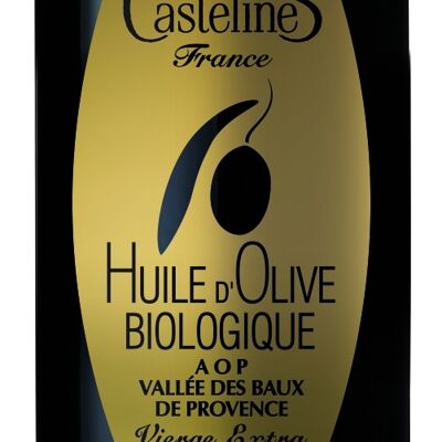 Huile d'Olive BIO CLASSIC AOP Vallée des Baux de Provence Fruité vert bouteille 500ml
