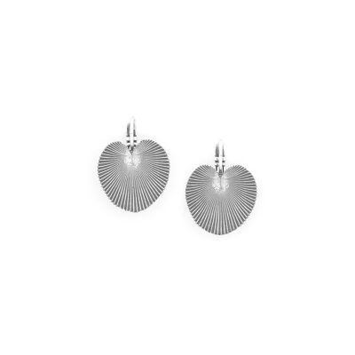 Pendientes durmientes simples PALMSPRING (plata)