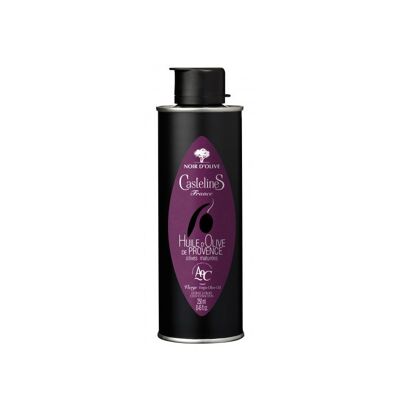 Huile d'Olive NOIR D'OLIVE AOP Provence Olives maturées bidon 250ml