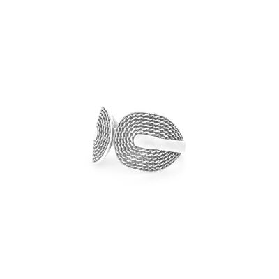 Anillo ajustable MIYAKO (plata)