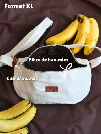 Sac banane Binette Bananas - écru 🍌 12