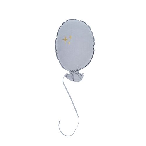 Decorative balloon mini stars grey