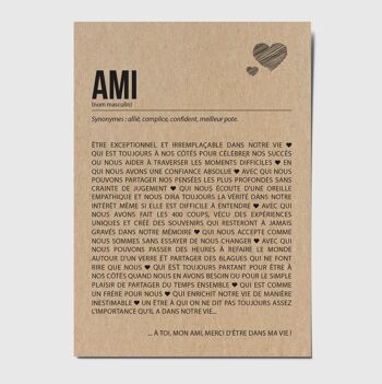Carte postale définition Ami 1