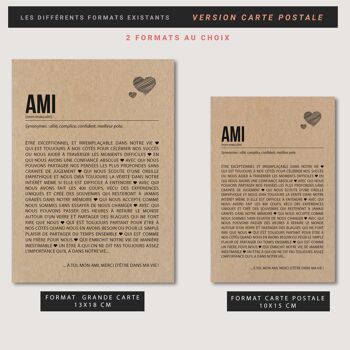 Carte postale définition Ami 3