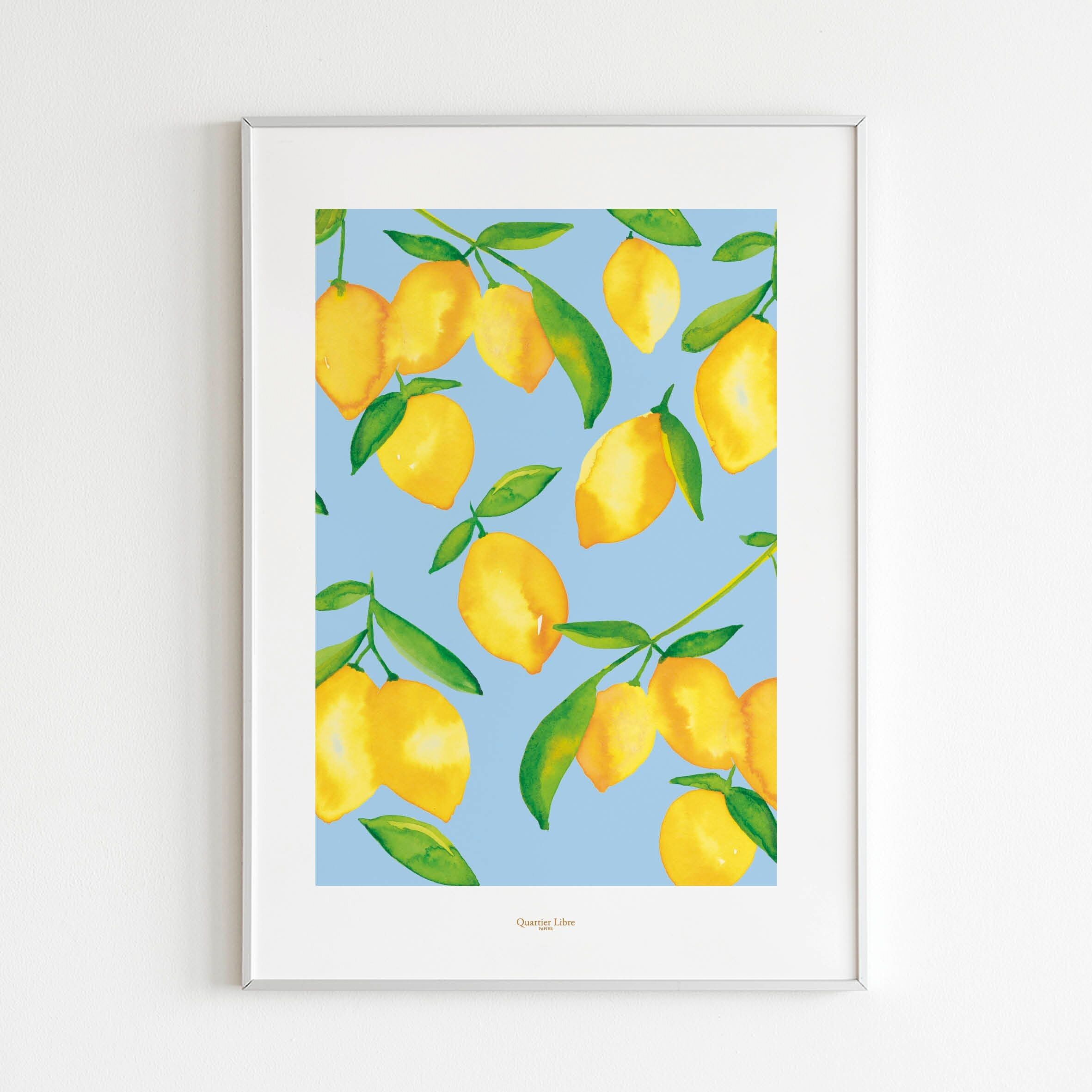 30x40 Lemons Quartier Libre Poster