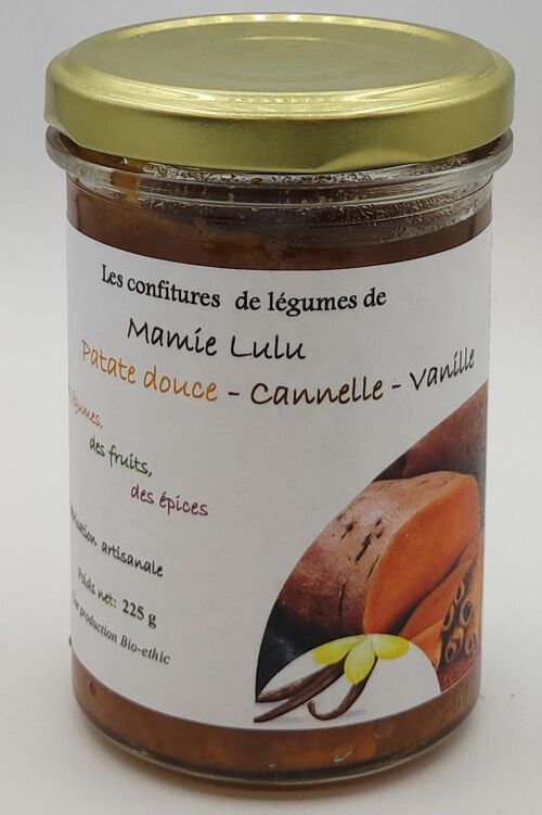 Confiture Patate douce - Cannelle - Vanille 225 g