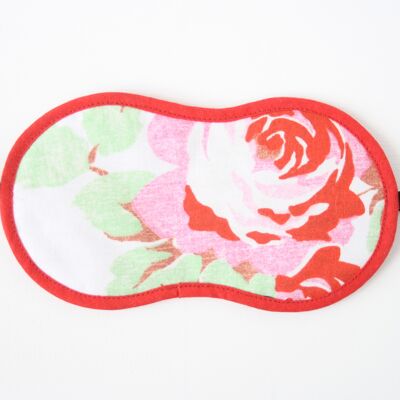 Maschera per dormire Fiori - rosa rossa