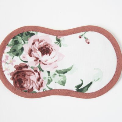 Blumen Schlafmaske - rosa