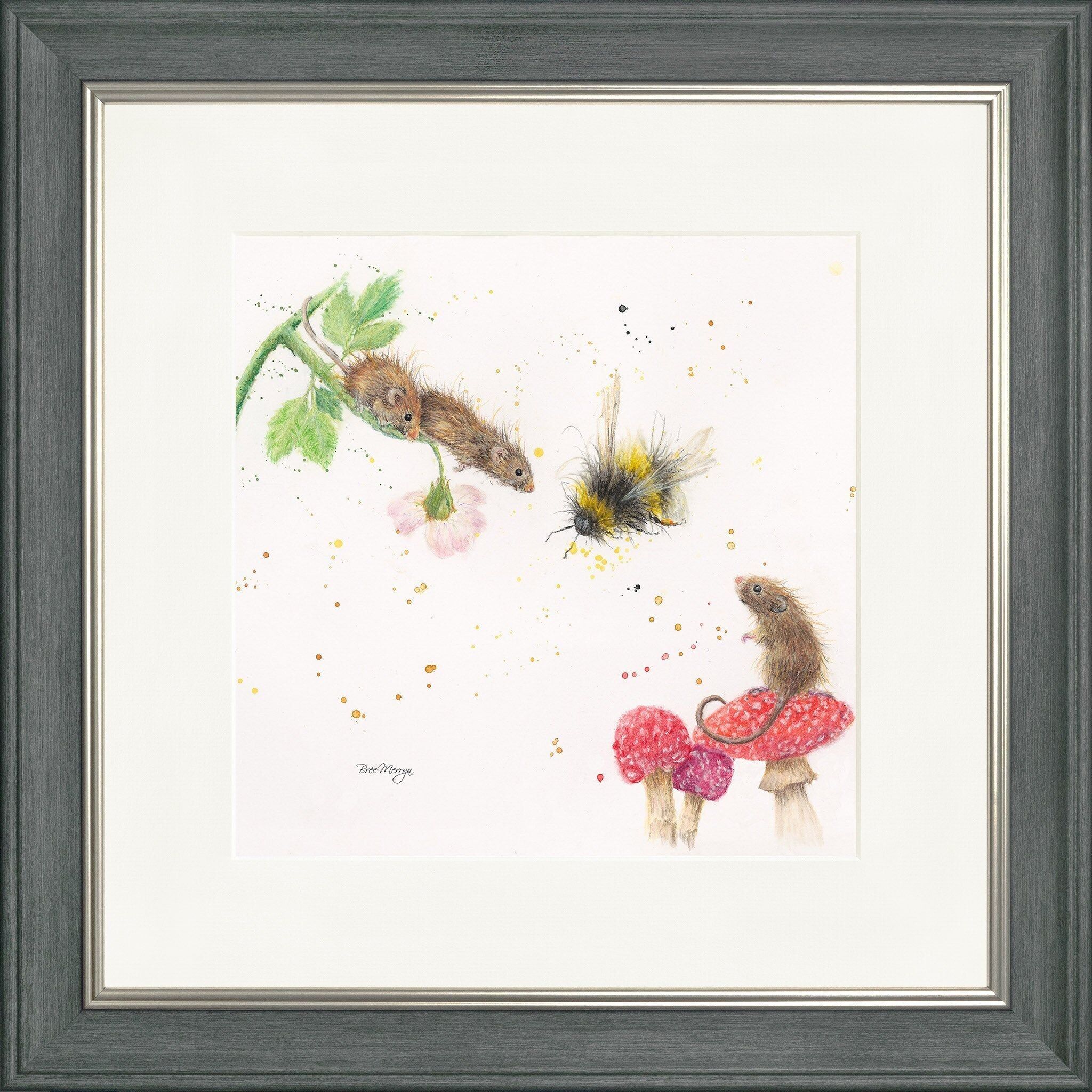 The Harvesters Square Framed Print