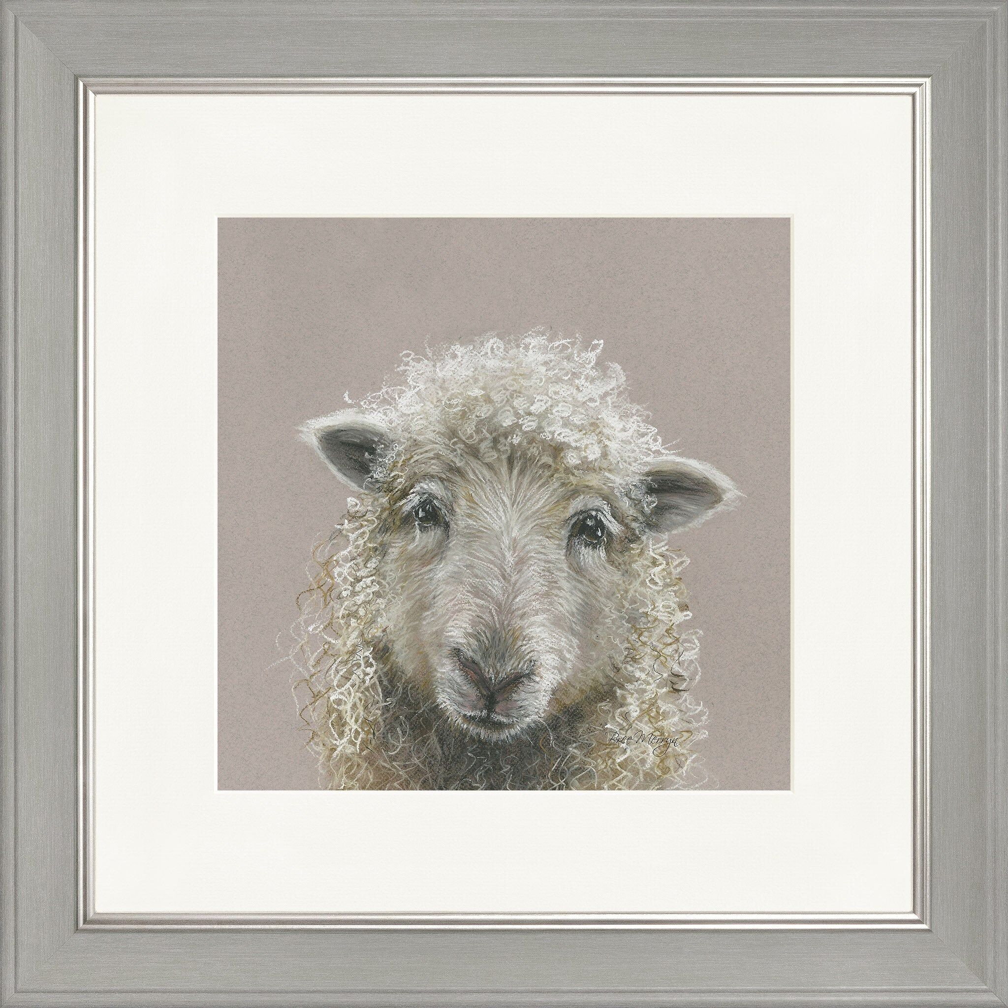 Gerahmter Druck „Suzy Square“