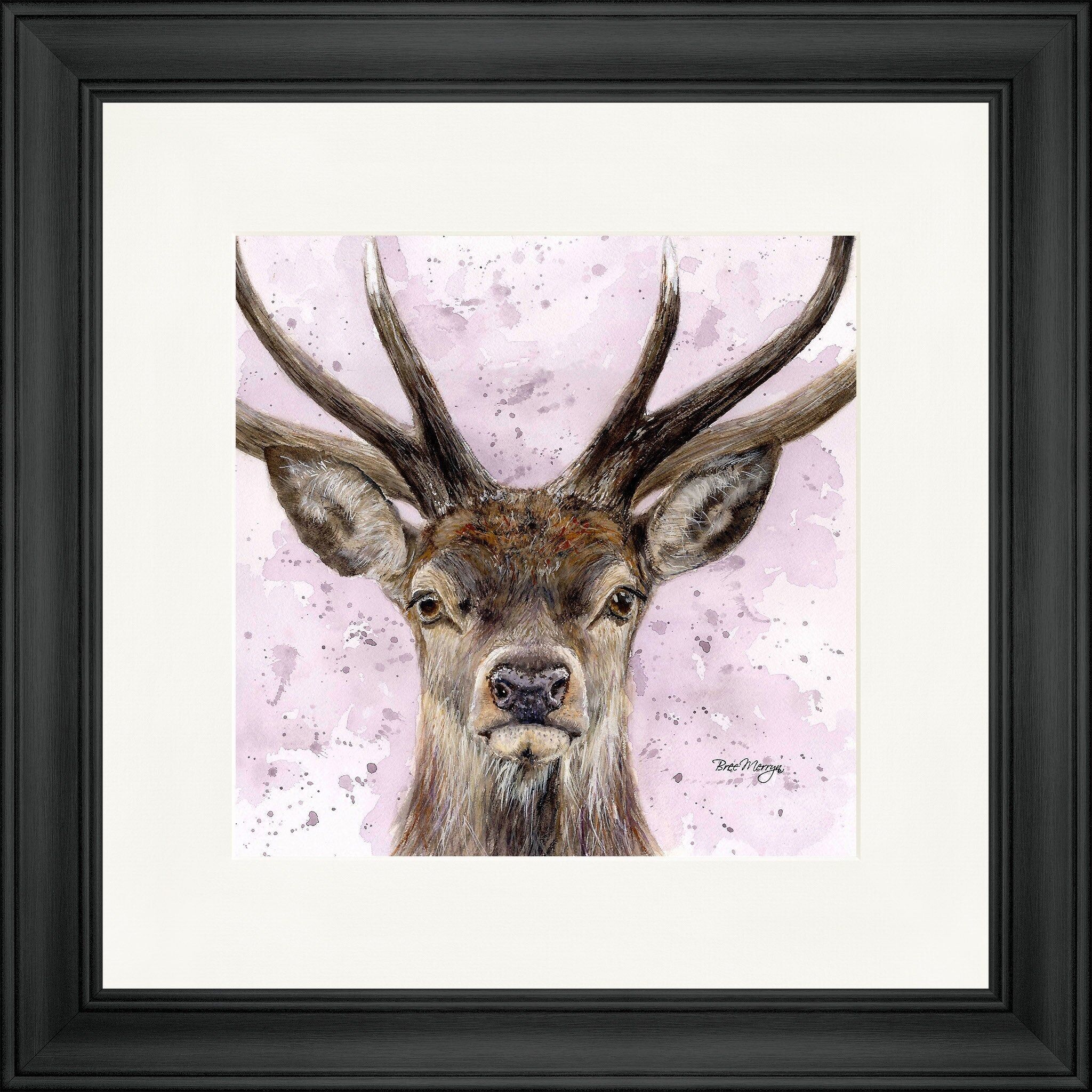 Stampa incorniciata quadrata color salvia