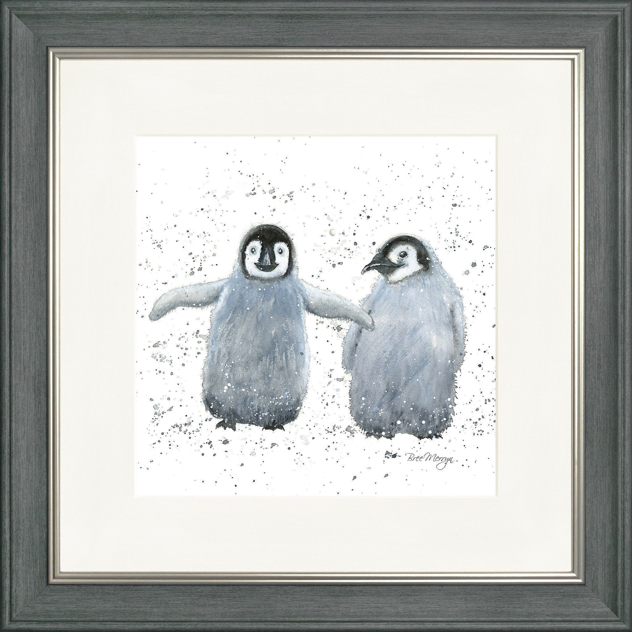 Paris and Pacino Square Framed Print