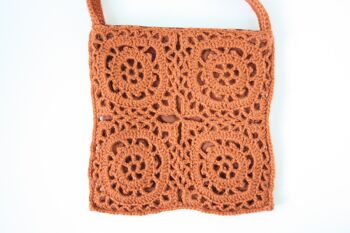 Sac au crochet Orange 5