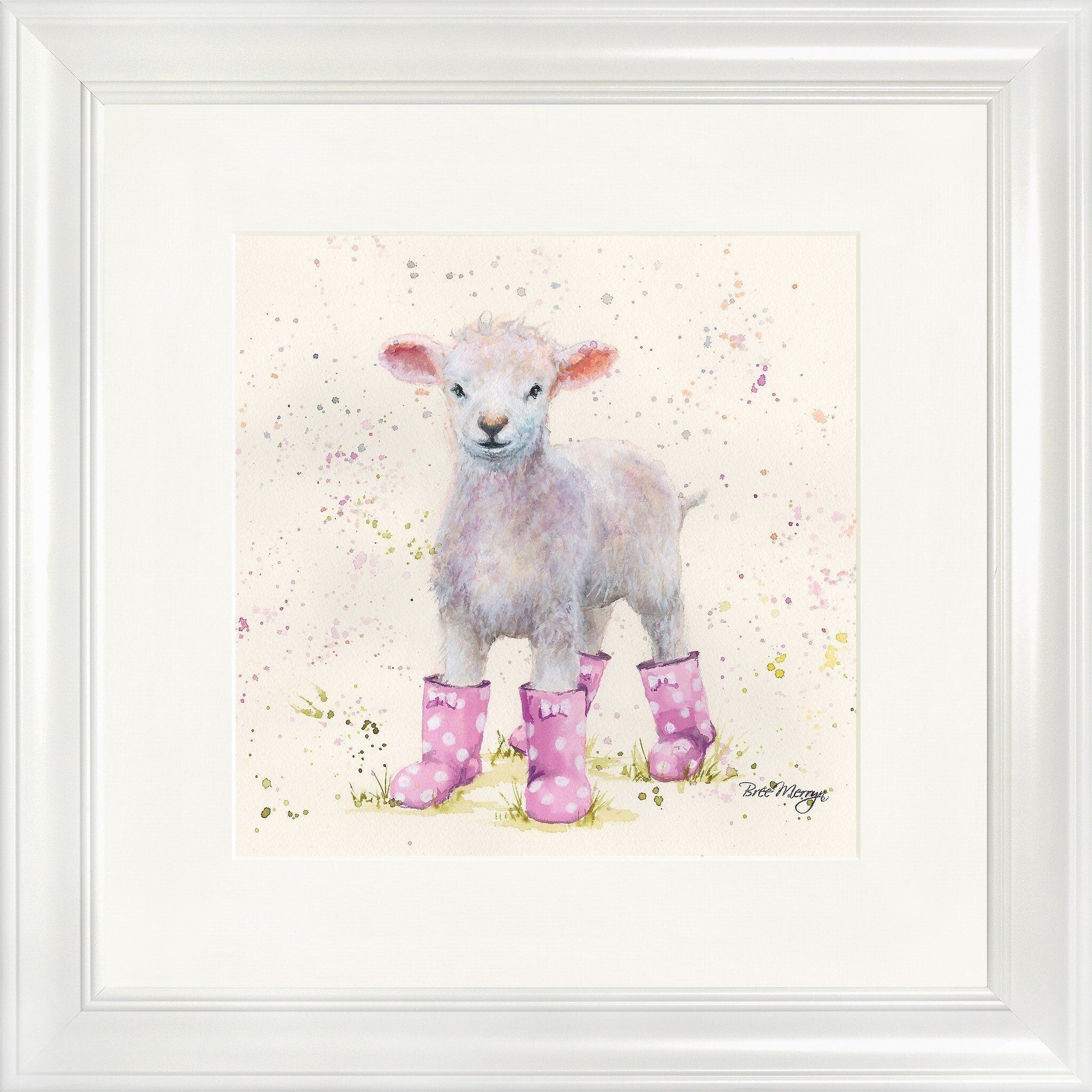 Stampa incorniciata quadrata Lottie