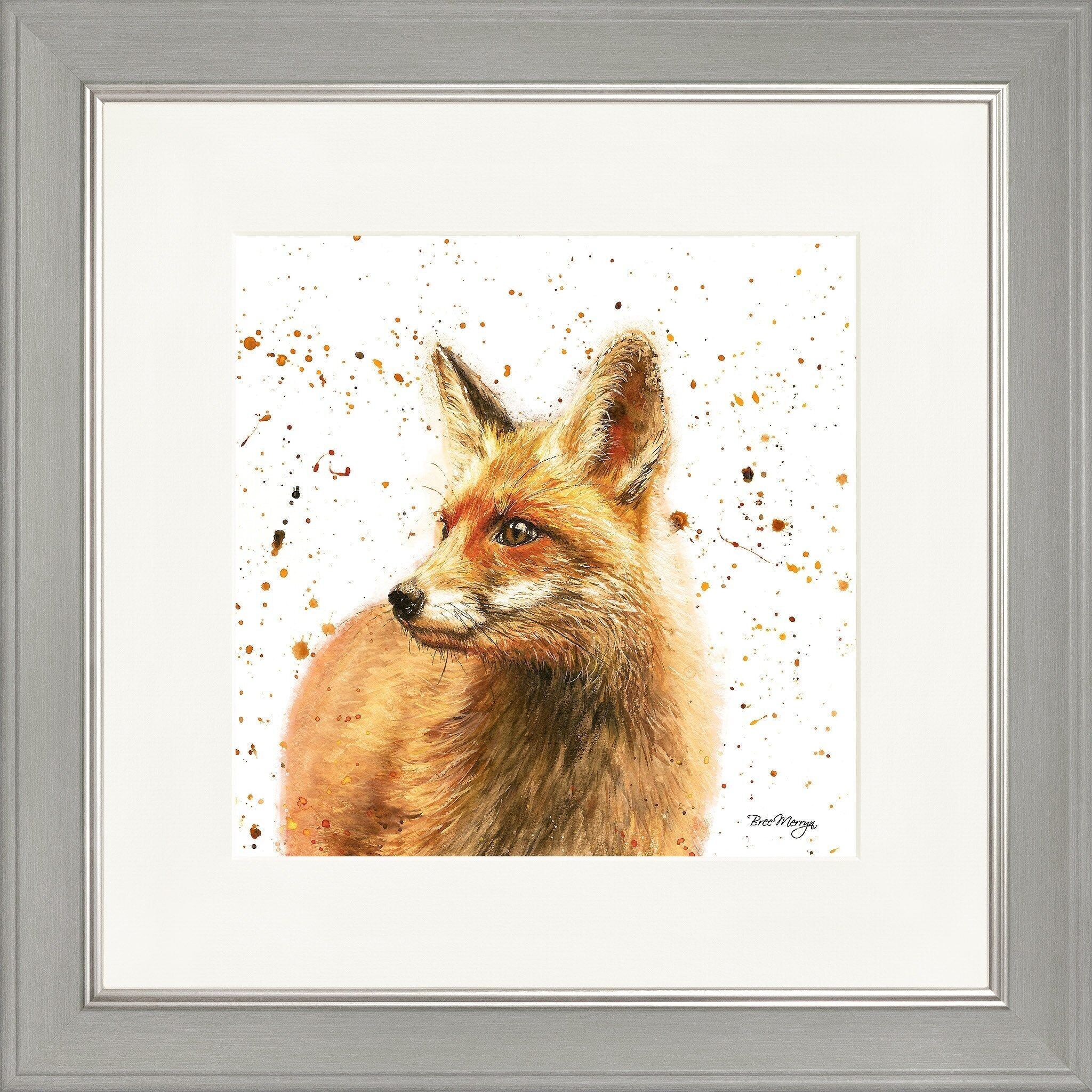 Lámina enmarcada Frankie con Splats Square