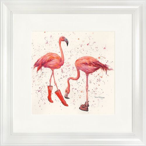 Felicity and Flora Square Framed Print